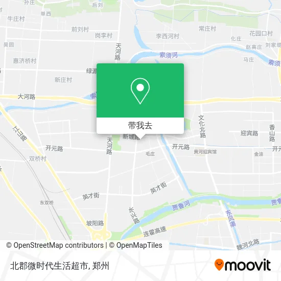 北郡微时代生活超市地图