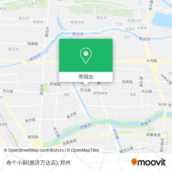叁个小厨(惠济万达店)地图