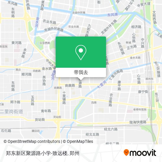 郑东新区聚源路小学-致远楼地图