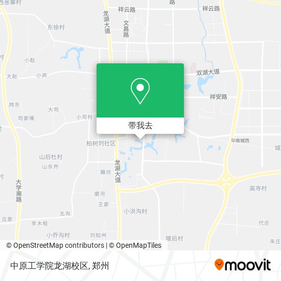 中原工学院龙湖校区地图