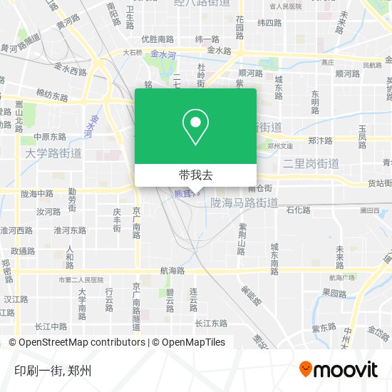 印刷一街地图