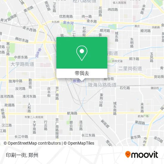 印刷一街地图