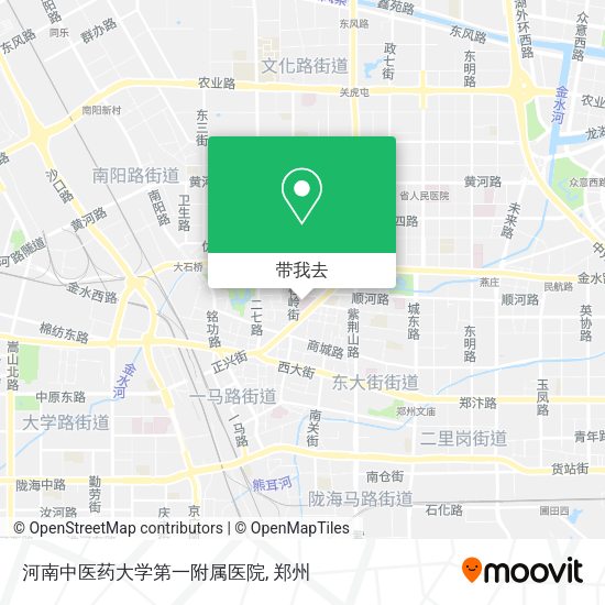 河南中医药大学第一附属医院地图