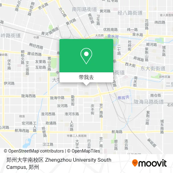 郑州大学南校区 Zhengzhou University South Campus地图