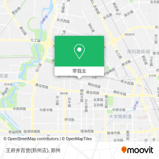 王府井百货(郑州店)地图