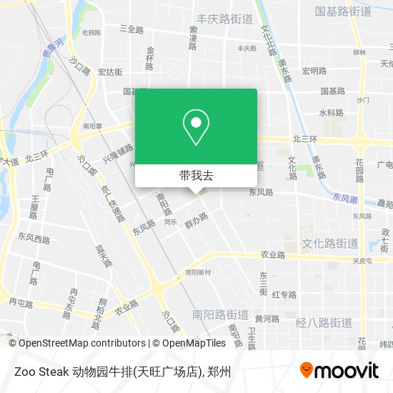 Zoo Steak 动物园牛排(天旺广场店)地图