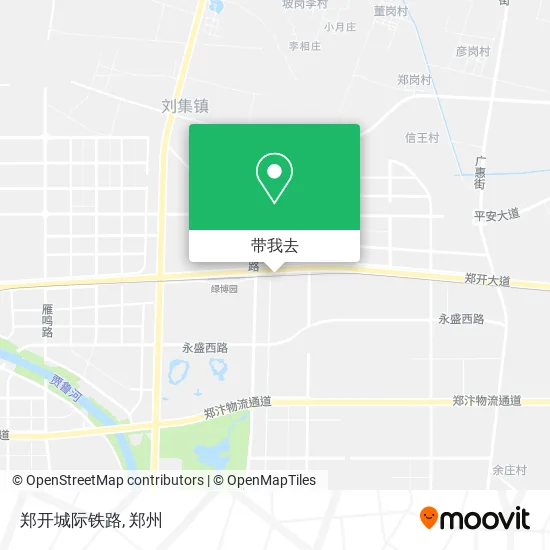 郑开城际铁路地图
