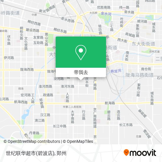 世纪联华超市(碧波店)地图