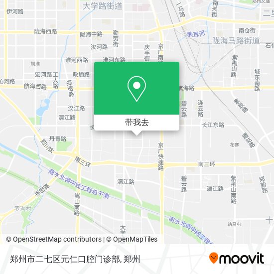 郑州市二七区元仁口腔门诊部地图