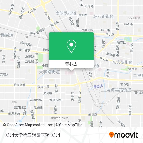 郑州大学第五附属医院地图