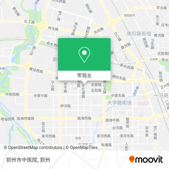 郑州市中医院地图
