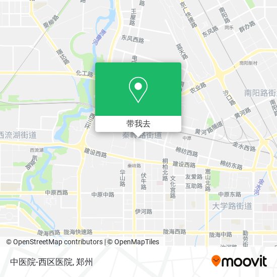 中医院-西区医院地图