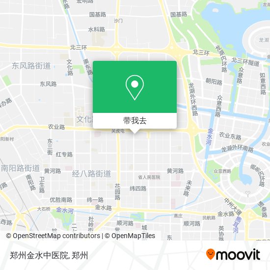 郑州金水中医院地图