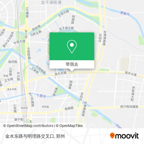金水东路与明理路交叉口地图
