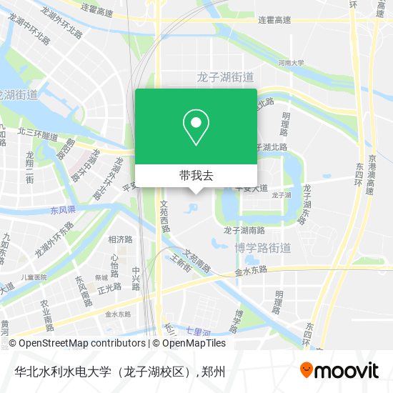 华北水利水电大学（龙子湖校区）地图