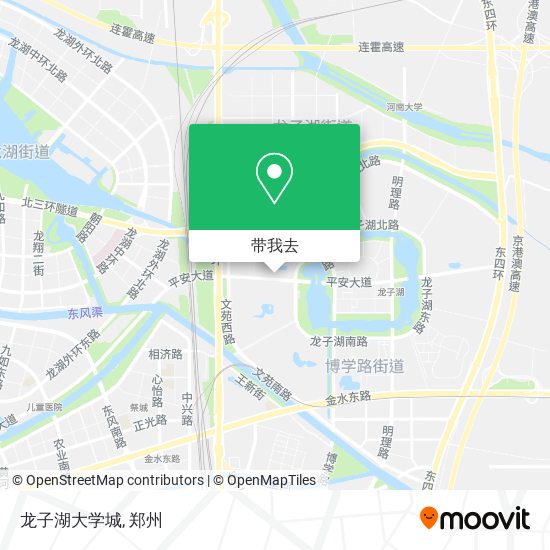龙子湖大学城地图