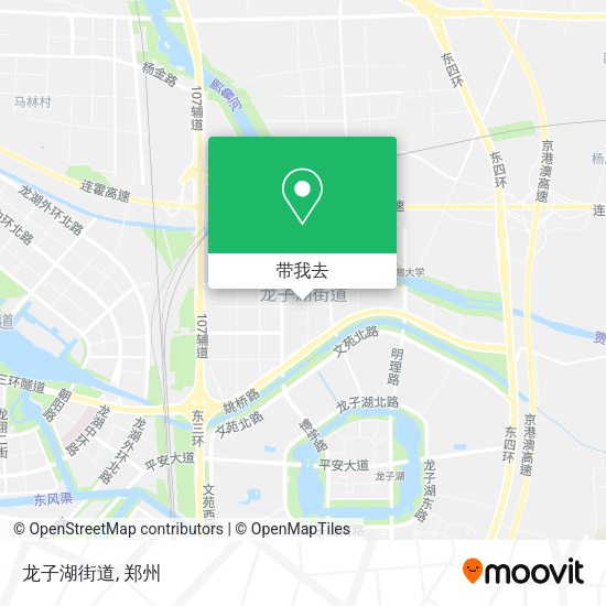 龙子湖街道地图