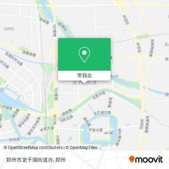 郑州市龙子湖街道办地图
