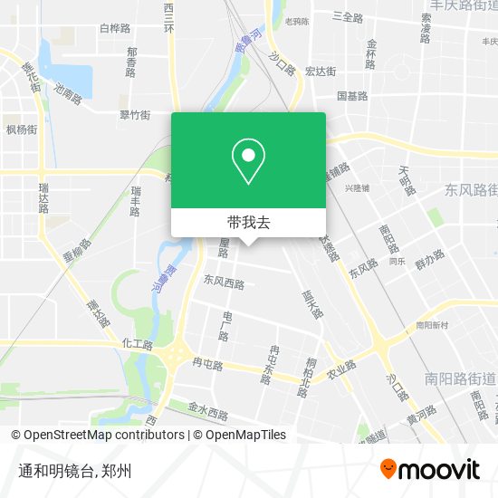 通和明镜台地图