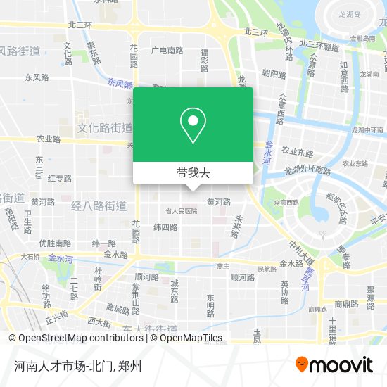 河南人才市场-北门地图