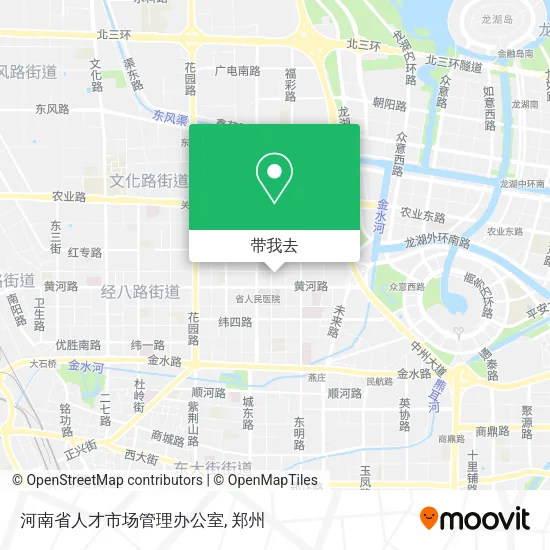 河南省人才市场管理办公室地图