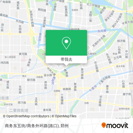 商务东五街/商务外环路(路口)地图
