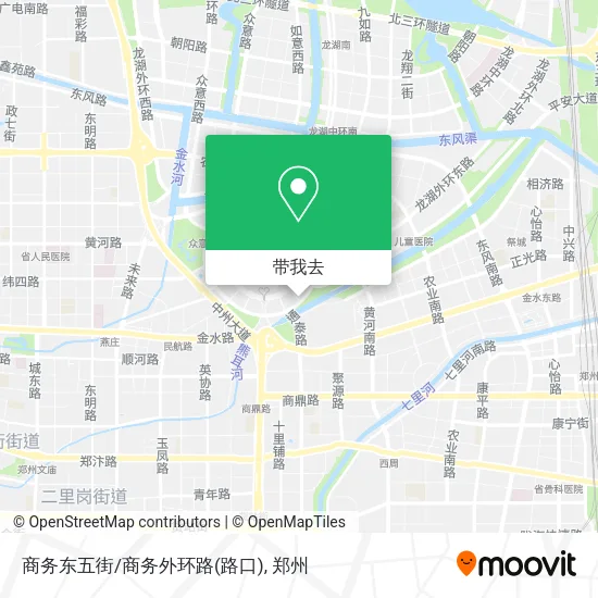 商务东五街/商务外环路(路口)地图