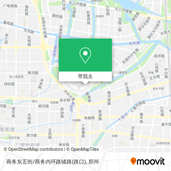 商务东五街/商务内环路辅路(路口)地图