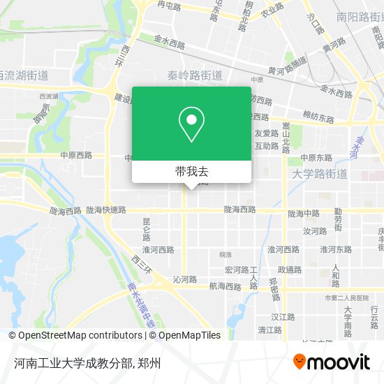河南工业大学成教分部地图