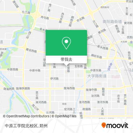中原工学院北校区地图