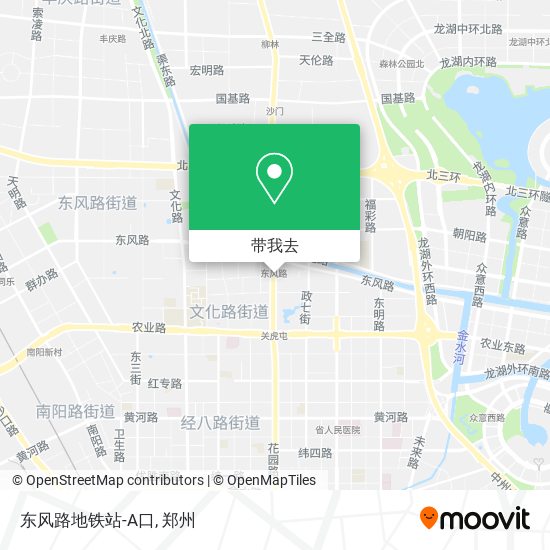 东风路地铁站-A口地图