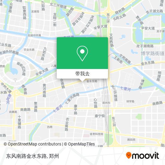 东风南路金水东路地图