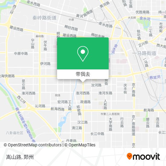 嵩山路地图