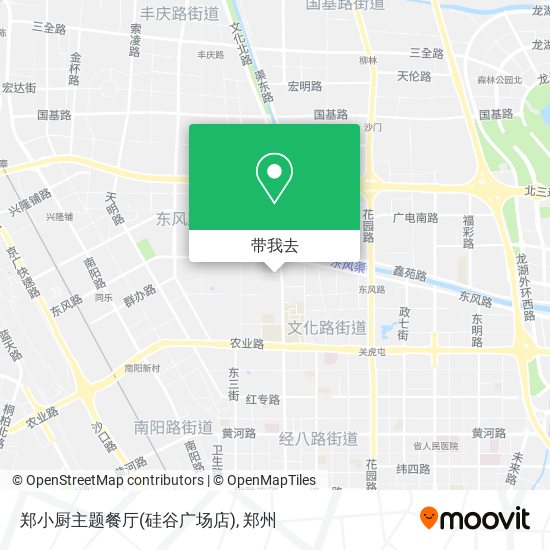 郑小厨主题餐厅(硅谷广场店)地图