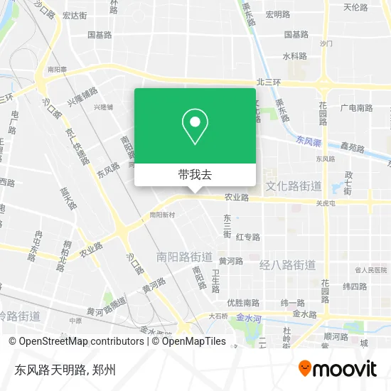 东风路天明路地图