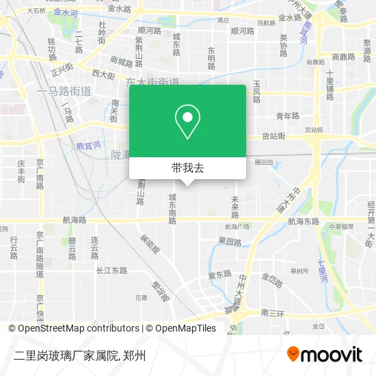 二里岗玻璃厂家属院地图