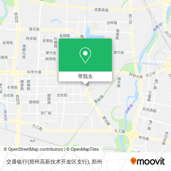交通银行(郑州高新技术开发区支行)地图