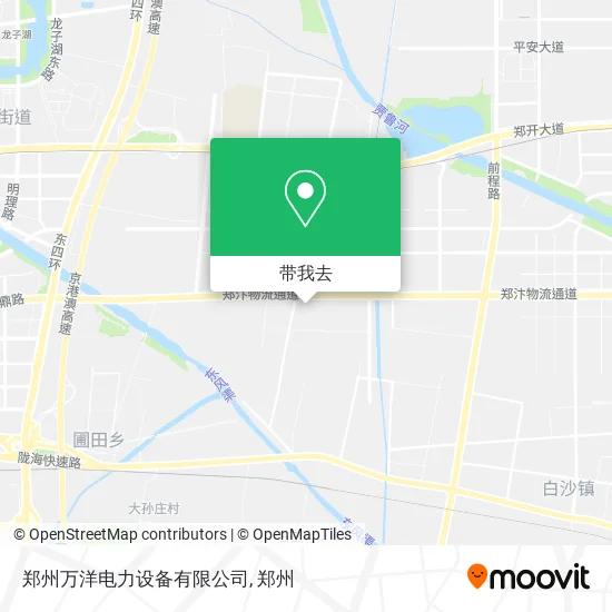 郑州万洋电力设备有限公司地图