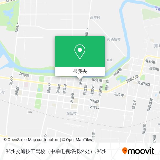 郑州交通技工驾校（中牟电视塔报名处）地图