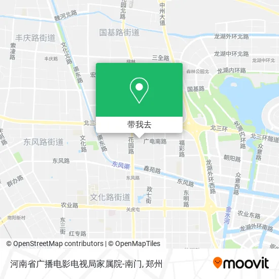 河南省广播电影电视局家属院-南门地图