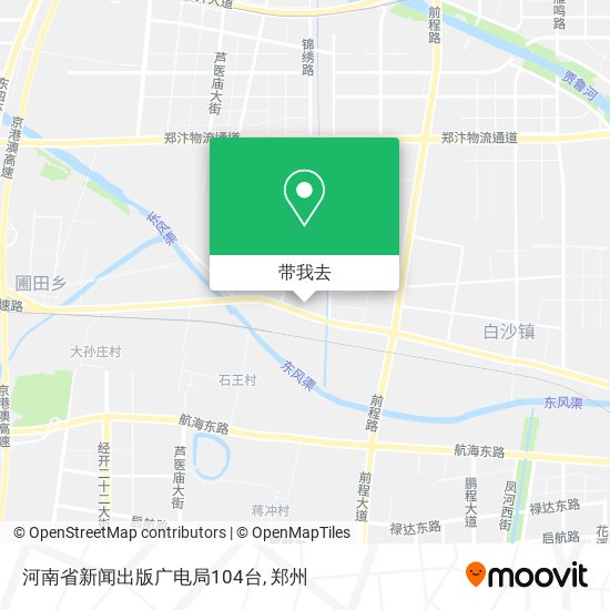 河南省新闻出版广电局104台地图