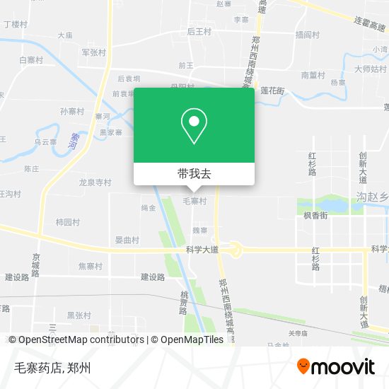 毛寨药店地图