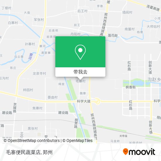 毛寨便民蔬菜店地图