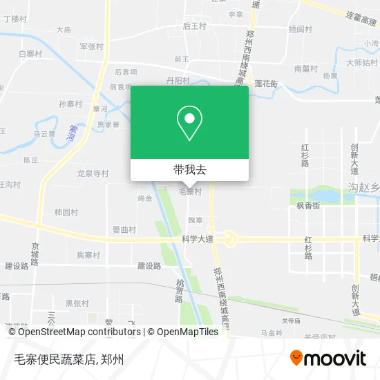 毛寨便民蔬菜店地图