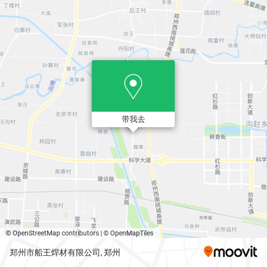 郑州市船王焊材有限公司地图