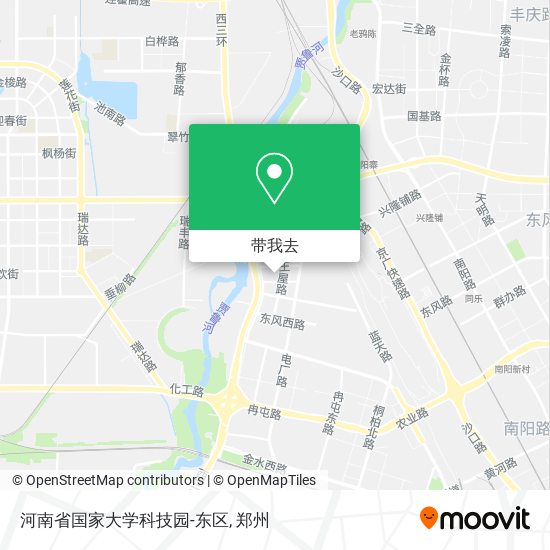 河南省国家大学科技园-东区地图