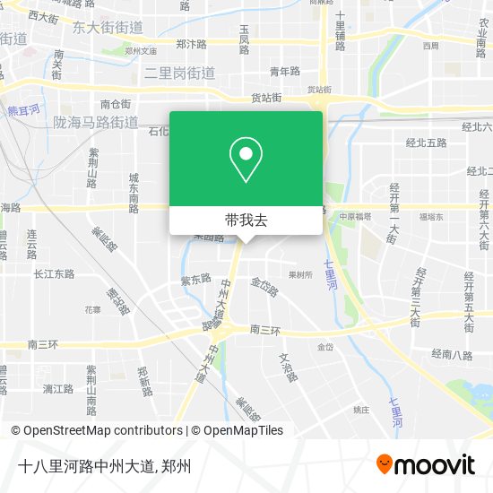 十八里河路中州大道地图