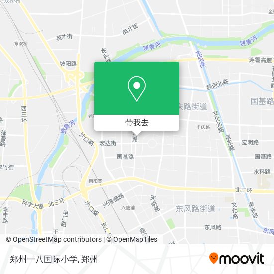 郑州一八国际小学地图