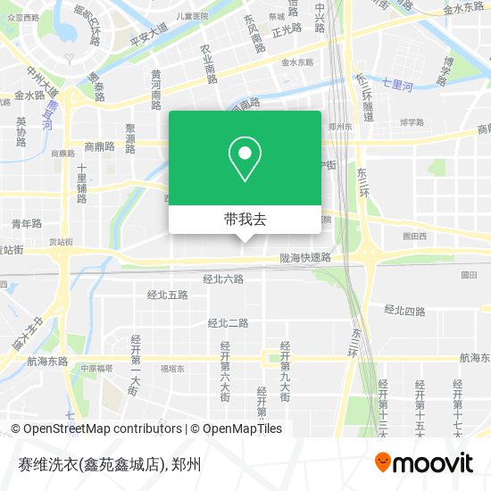 赛维洗衣(鑫苑鑫城店)地图