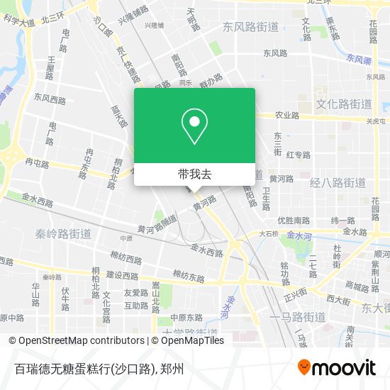 百瑞德无糖蛋糕行(沙口路)地图